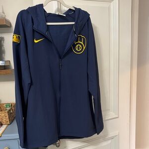 Milwaukee Brewers Nike Navy Blue Baseball sweatshirt Hoodie